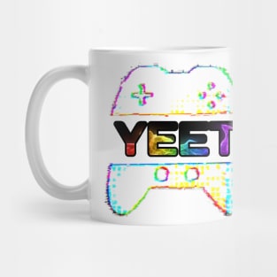 Yeet Gamer - Abstract Glitch - Trendy Gift Design Mug